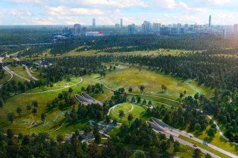 Memorial Park Land Bridge (Courtesy: Memorial Park Conservancy)